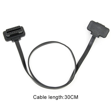 16PIN Car OBD Diagnostic Extended Cable OBD2 Male to Female Cable, Cable Length: 30cm, 30cm
