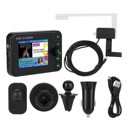 DAB-C6 Car DAB Digital Radio Receiver Bluetooth MP3 Player FM Transmitter, DAB-C6