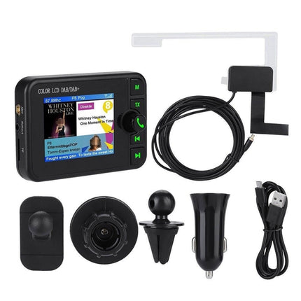 DAB-C6 Car DAB Digital Radio Receiver Bluetooth MP3 Player FM Transmitter, DAB-C6