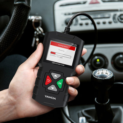 YA201 Car Mini Code Reader OBD2 Fault Detector Diagnostic Tool, YA201