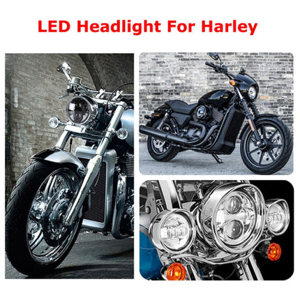 5.75 inch DC12V 6000K-6500K 40W Car LED Headlight for Harley, 5.75 inch, 40W