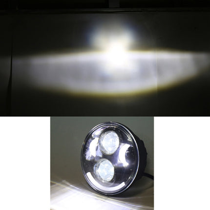 5.75 inch DC12V 6000K-6500K 40W Car LED Headlight for Harley, 5.75 inch (Silver), DC12V 40W