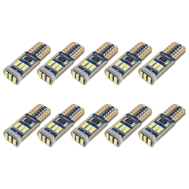 10 PCS T10 DC12V / 1.7W / 6000K / 110LM 9LEDs SMD-4014 Car Clearance Light, with Decoder, 10pcs DC12V / 1.7W / 6000K / 110LM