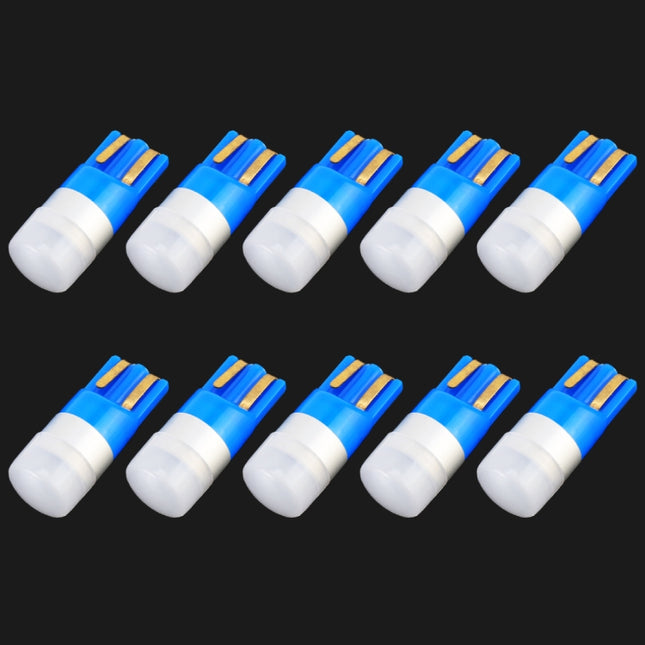 10 PCS T10 / W5W / 168 / 194 DC12V / 0.6W 1LEDs SMD-3030 Car Clearance Light