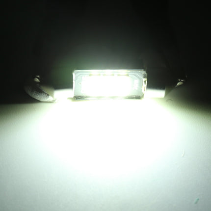 2 PCS 36mm DC12V / 2.5W / 6000K / 170LM 6LEDs SMD-3030 Car Reading Lamp Dome Light, 36mm