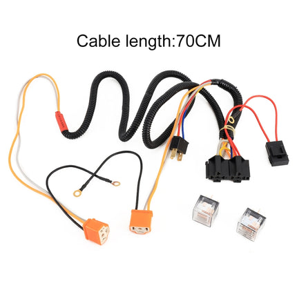 H4 Halogen Lamp Brightening Line, Cable Length: 70cm, Halogen Lamp Brightening Line