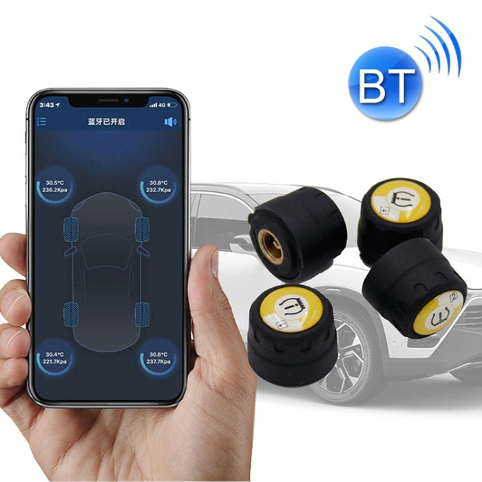 Bluetooth 4.0 TPMS Car External Tire Pressure Monitoring  Pressure Detection System, Car External Tire Pressure Detection System