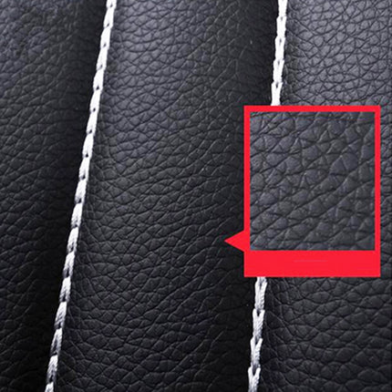 4 in 1 Universal PU Leather Four Seasons Anti-Slippery Front Seat Cover Cushion Mat Set for 2 Seat Car, For 2 Seat Car