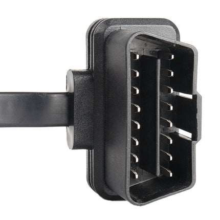 16PIN Car Ultra-thin OBD Diagnostic Extended Cable OBD2 Cable with Switch, 16PIN 3 in 1