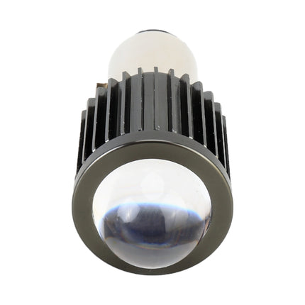 BA20D DC12-80V / 10W / 6000K / 3000K / 800LM Bicolor Motorcycle Headlights with Projector Lens, BA20D