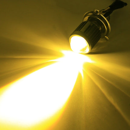 BA20D DC12-80V / 10W / 6000K / 3000K / 800LM Bicolor Motorcycle Headlights with Projector Lens