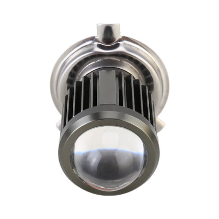 H4 DC12-80V / 10W / 6000K / 3000K / 800LM Bicolor Motorcycle Headlights with Projector Lens