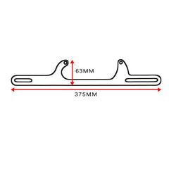 Car Modification Accessories Aluminum Alloy 4500 Series Cable Base Throttle Bracket Throttle Valve Cable