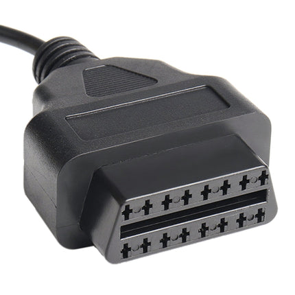Car OBD 2 Female to USB Connector OBD Plug GPS Cable, Cable Length: 1m, Female to USB