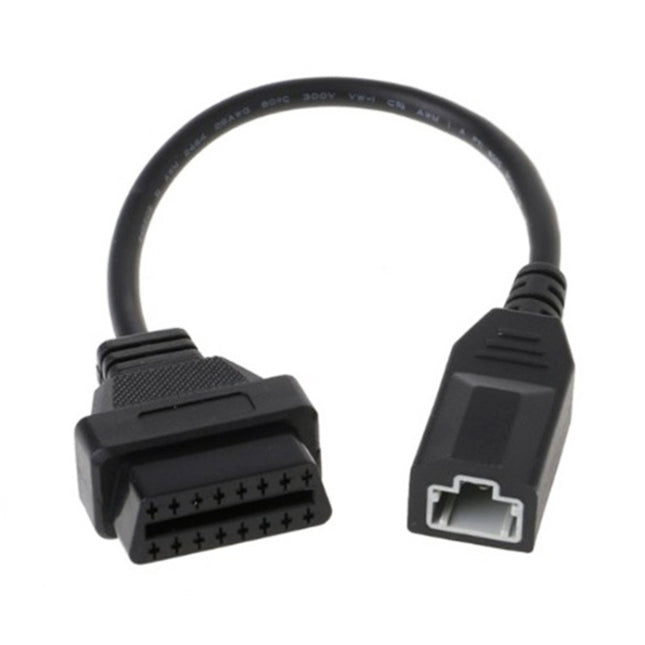 Car 3 Pin to 16 Pin OBD Cable for Honda, Cable Length: 40cm, 3 Pin to 16 Pin OBD Cable