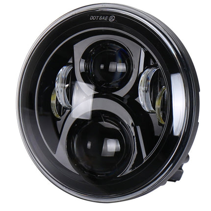 7 inch Round LED Motorcycle Headlight Modified Spotlight for Honda, For Honda, For Honda Silver