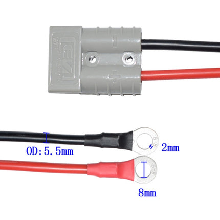 50A SMH Anderson Plug to O Shape Terminal Booster Cable, Length: 0.5m, Length: 0.5m