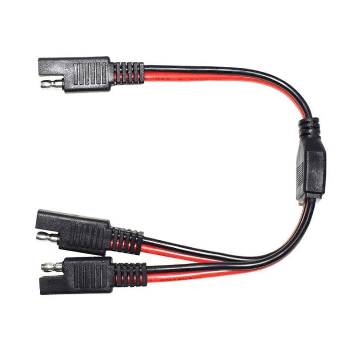 SAE One to Two Connection Cable Car Power Cord, SAE One to Two Cable