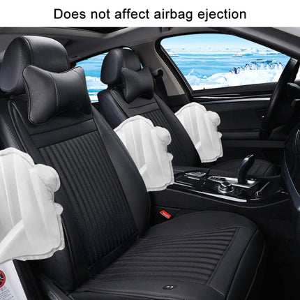 Car 12V Cushion Summer USB Breathable Ice Silk Seat Cover, Eight Fans + Ventilation and Refrigeration, Eight Fans + Ventilation and Refrigeration (Black), Eight Fans + Ventilation and Refrigeration (Beige)