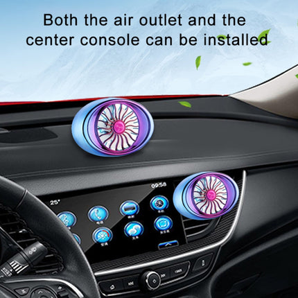 Car Vent Fan Multi-function USB Interface LED Lamp Portable Fan, CRP2631A, CRP2631B, CRP2631C, CRP2631D, CRP2631E, CRP2631F