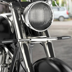 2 PCS D12V / 1W Motorcycle LED Waterproof Dynamic Blinker Side Lights Flowing Water Turn Signal Light