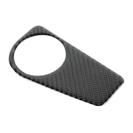 Car Carbon Fiber Headlight Switch Panel Decorative Sticker for Volkswagen Tiguan L 2019-2021, Low Configuration, Headlight Switch, Low Configuration