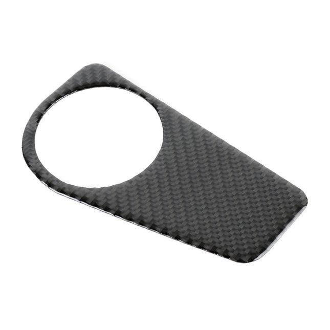 Car Carbon Fiber Headlight Switch Panel Decorative Sticker for Volkswagen Tiguan L 2019-2021, Low Configuration, Headlight Switch, Low Configuration