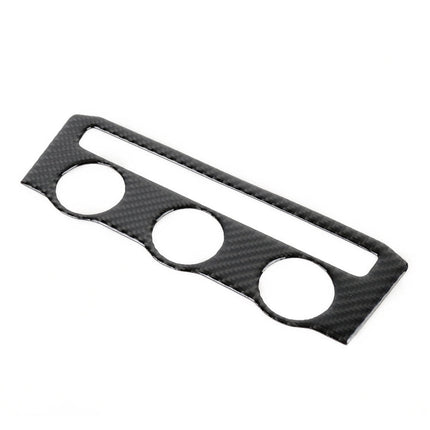 Car Carbon Fiber Air Conditioning Panel Decorative Sticker for Volkswagen Tiguan L 2019-2021, Low Configuration, Air Conditioning Panel, Low Configuration