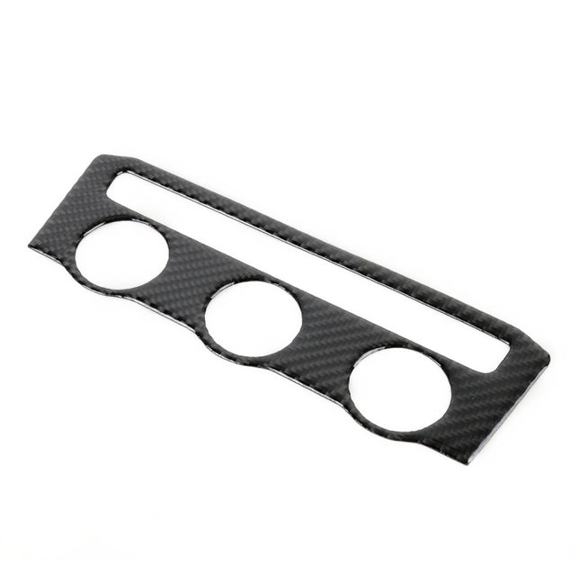 Car Carbon Fiber Air Conditioning Panel Decorative Sticker for Volkswagen Tiguan L 2019-2021, Low Configuration, Air Conditioning Panel, Low Configuration