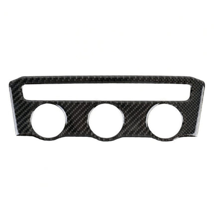 Car Carbon Fiber Air Conditioning Panel Decorative Sticker for Volkswagen Tiguan L 2019-2021, Low Configuration, Air Conditioning Panel, Low Configuration