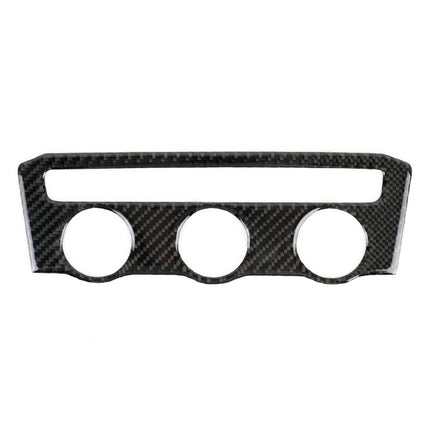 Car Carbon Fiber Air Conditioning Panel Decorative Sticker for Volkswagen Tiguan L 2019-2021, Low Configuration, Air Conditioning Panel, Low Configuration