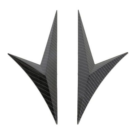 Modified Fender Side Wing Sticker Blade Side Shark Gill Car Body Decorative Sticker for Honda 10th Generation Civic, Carbon Fiber, Carbon Fiber