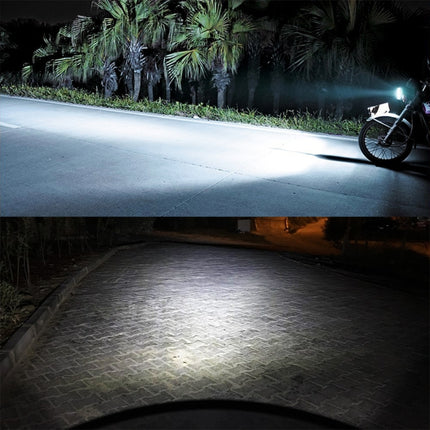 BA20D DC9-18V / 4.7W (H)2.2W(L) / 6000K / 500LM Motorcycle LED Headlight with COB Lamp Beads, BA20D