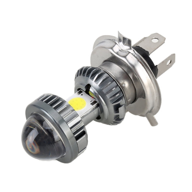 H4 DC9-18V / 4.7W (H)2.2W(L) / 6000K / 500LM Motorcycle LED Headlight with COB Lamp Beads, H4