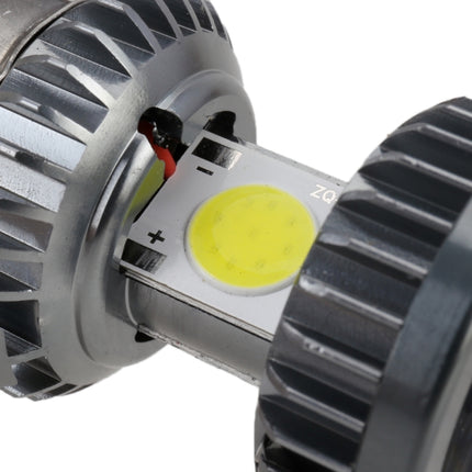 H4 DC9-18V / 4.7W (H)2.2W(L) / 6000K / 500LM Motorcycle LED Headlight with COB Lamp Beads, H4