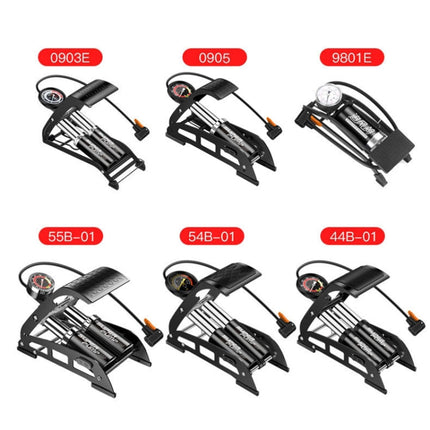 0905 Car / Motorcycle / Bicycle Portable Thicker Single Pipe Inflatable Cylinder Pedal Air Pump