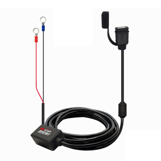 Quick Charging Waterproof Motorcycle USB Phone Charger Adapter, Cable Length: 2.27m, USB Phone Charger Adapter