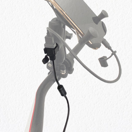 Quick Charging Waterproof Motorcycle USB Phone Charger Adapter, Cable Length: 2.27m, USB Phone Charger Adapter