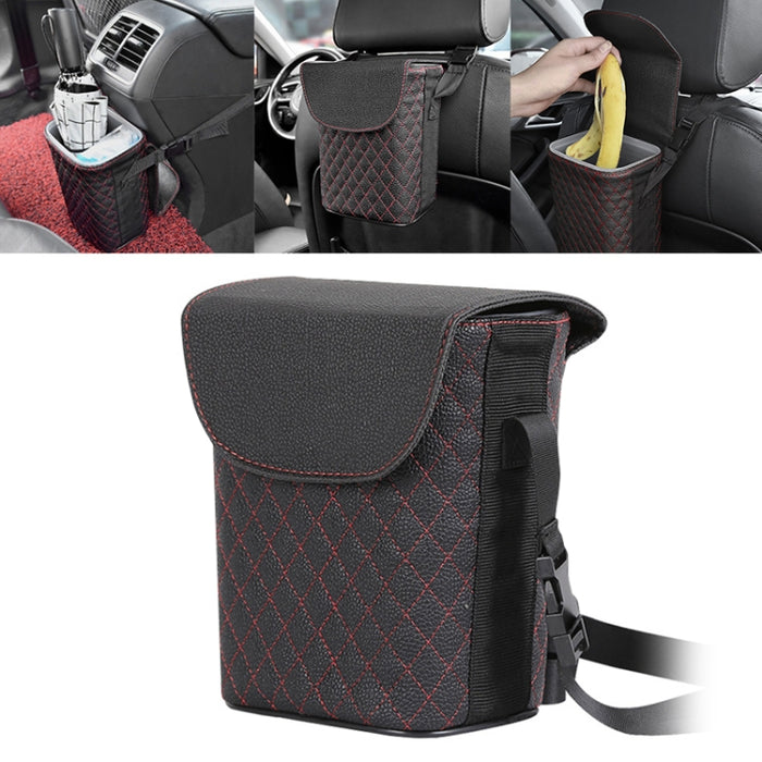 Car Back Seat Hook Garbage Can Car Storage Box