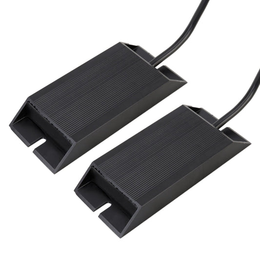 2 PCS 1156 / BAU15S DC12V 50W 6 Ohms Turn Signal / Reversing Light / Brake Light Split Dual Resistance Decoder