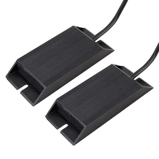 2 PCS 1156 / BAU15S DC12V 50W 6 Ohms Turn Signal / Reversing Light / Brake Light Split Dual Resistance Decoder, 1156 / BAU15S