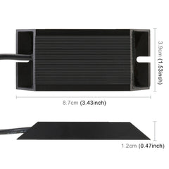 2 PCS 1156 / BAU15S DC12V 50W 6 Ohms Turn Signal / Reversing Light / Brake Light Split Dual Resistance Decoder