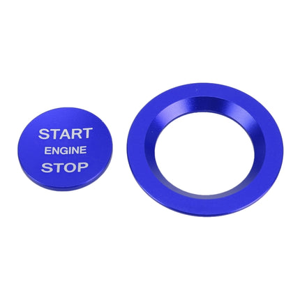 Car Engine Start Key Push Button Ring Trim Metal Sticker Decoration for Land Rover/Jaguar, For Land Rover/Jaguar