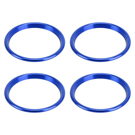 4 PCS Car Metal Air Outlet Decorative Outside Ring for Audi A3 / S3 / Q2L, For Audi A3 / S3 / Q2L