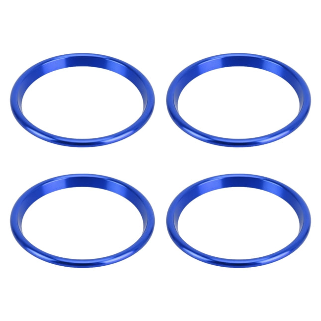4 PCS Car Metal Air Outlet Decorative Outside Ring for Audi A3 / S3 / Q2L, For Audi A3 / S3 / Q2L