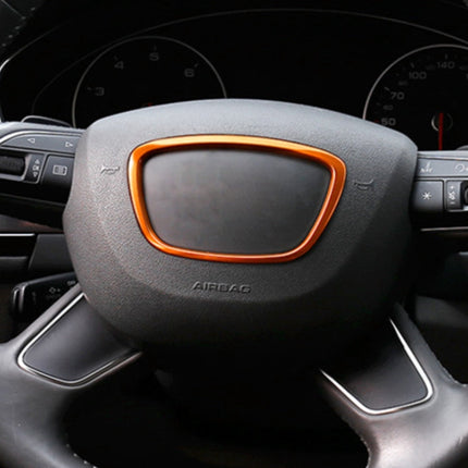 Car Auto Steering Wheel Ring Cover Trim Sticker Decoration for Audi