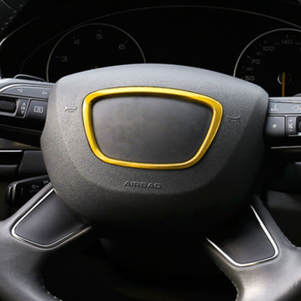 Car Auto Steering Wheel Ring Cover Trim Sticker Decoration for Audi