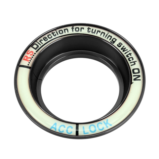 For Ford Fluorescent Aluminum Alloy Ignition Key Ring, Inside Diameter: 3.2cm, For Ford (Black), For Ford (Gold), For Ford (Red), For Ford (Silver), For Ford  (Sky Blue)
