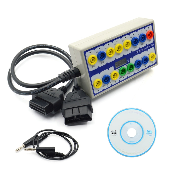 Car OBDII Protocol Detector Break Out Box, Break Out Box