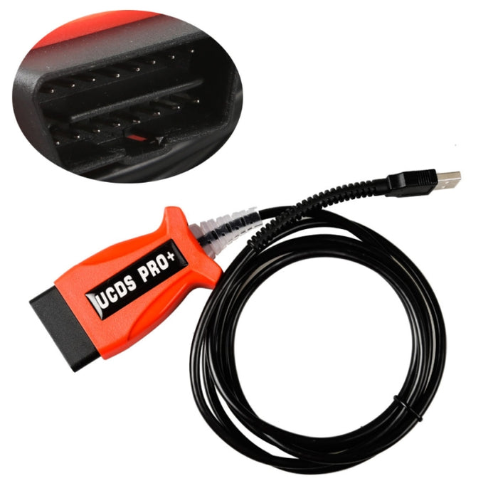 UCDS PRO+ Car OBD2 Diagnostic Tool with 35 Tokens UCDS for Ford USB Connection, UCDS PRO+